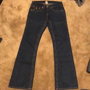Exc Cond True Religion Billy Jeans. Size 28 W 33 L